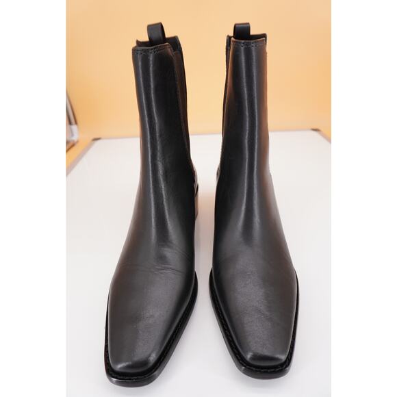 Tory Burch Sierra Black Leather Chelsea Ankle Booties SZ 7.5 Pointy New $435 - Picture 7 of 11